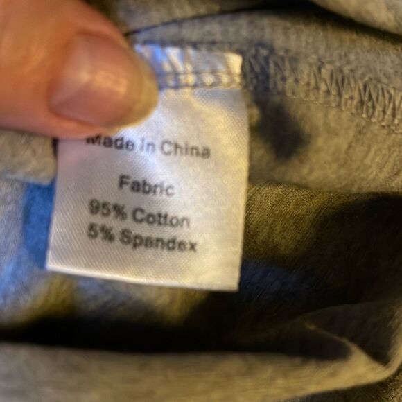 Small Show nursing top size L cotton blend top. - Picture 5 of 6